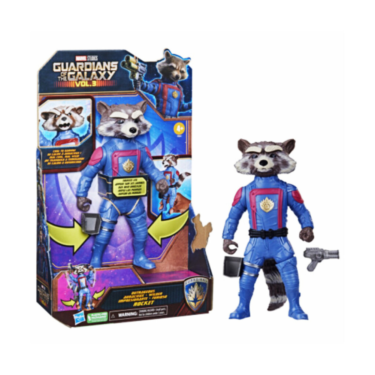 Figura GOTG (Guardians Of The Galaxy) 20cm - Rocket 