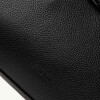 Cartera de mano Bay en cuero graneado Negro