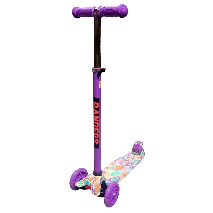 Monopatin para niño ROD-8800 Infantil de Tres Ruedas Floreado