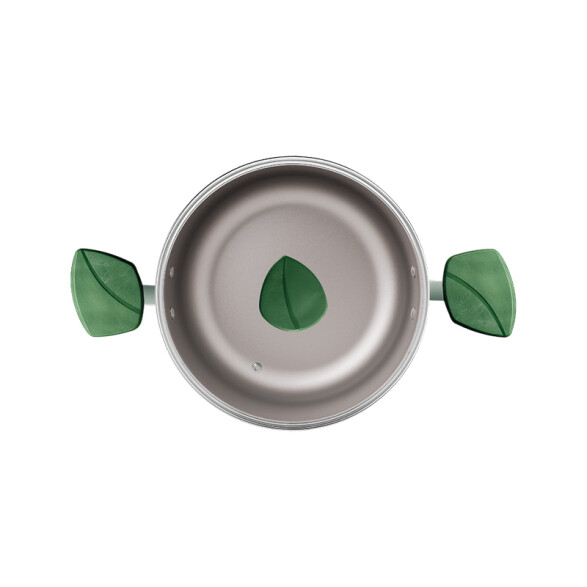 Olla color verde Ø 20cm. con asas "LYF" -TRAMONTINA TR5428