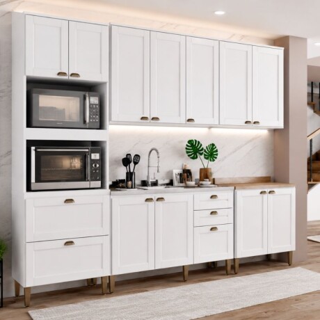 COCINA MODULADA 2.70 MT BLANCA - CLASSY COCINA MODULADA 2.70 MT BLANCA - CLASSY