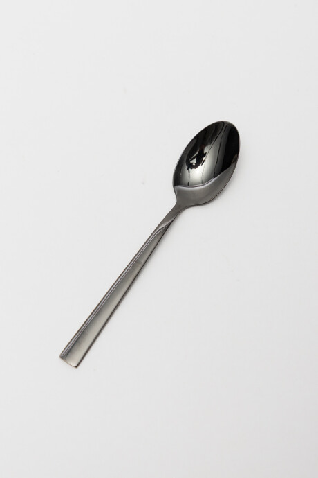 Cuchara De Té Asher Set 4un. Negro Brillante Color Unico