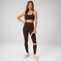 Leggings Oasis PureLuxe High-Waisted Mujer Cacao