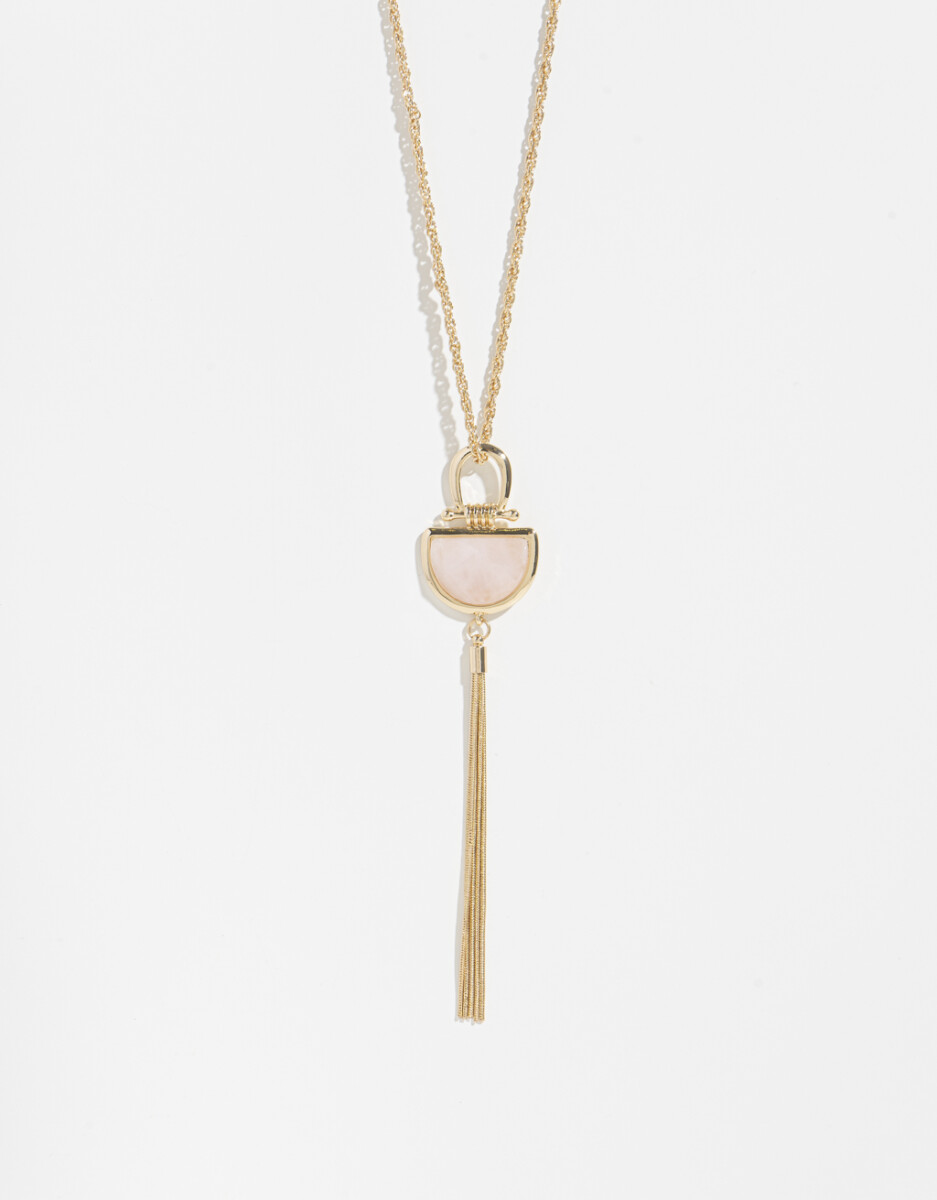 Collar Con Dije De Piedra 