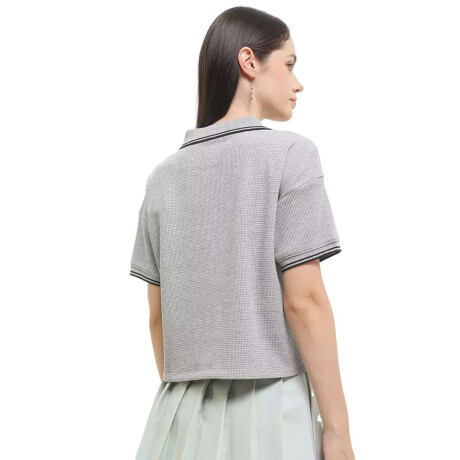 Remera Converse Sporty Waffle Polo Gris