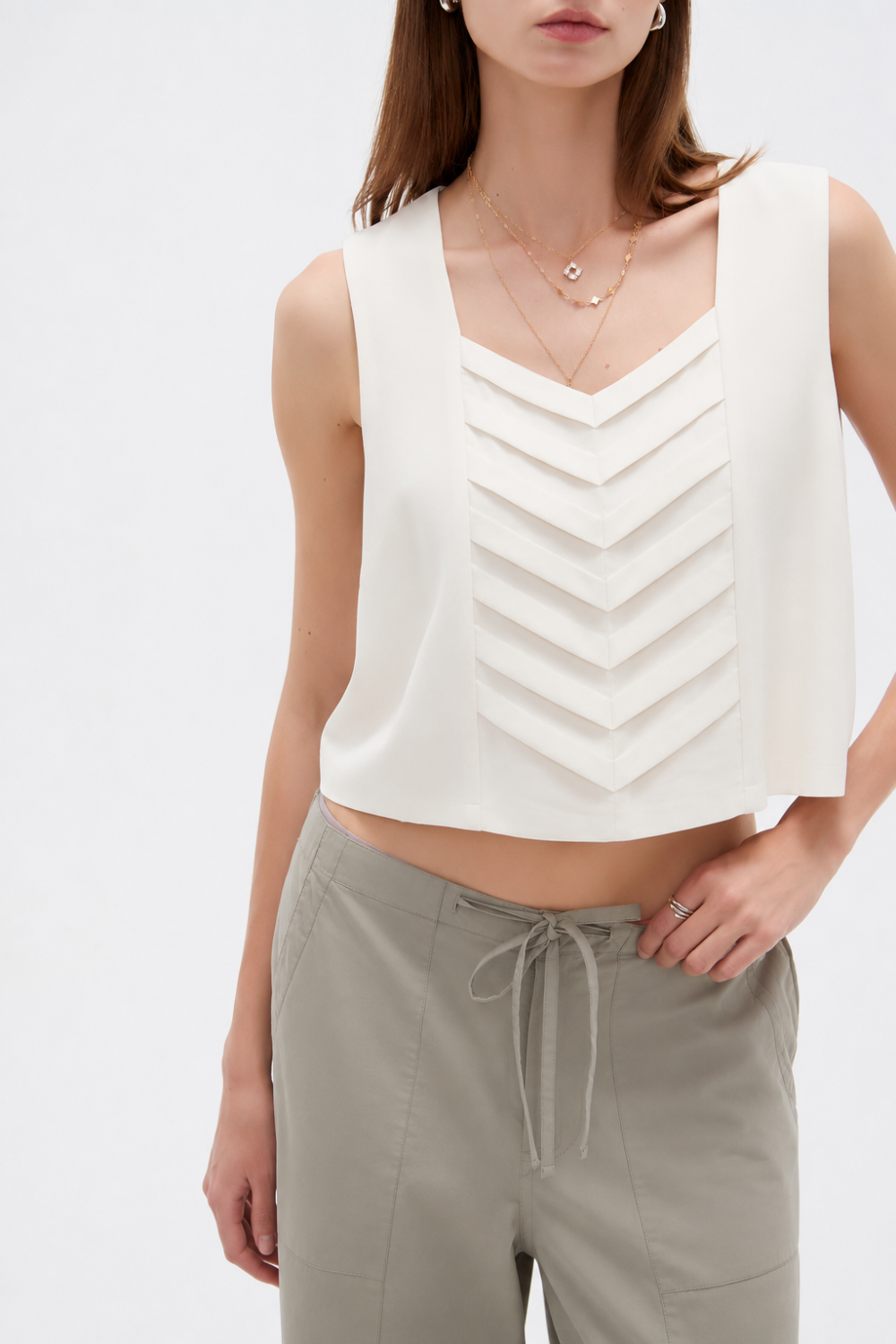 Musculosa Yindel Crudo / Natural