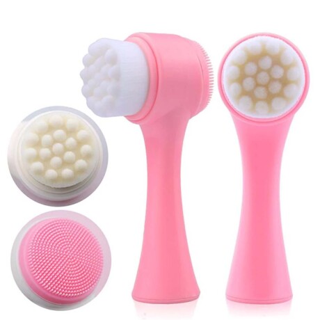 Kit limpieza facial 2pzs Vincha para Pelo y Cepillo Facial Celeste