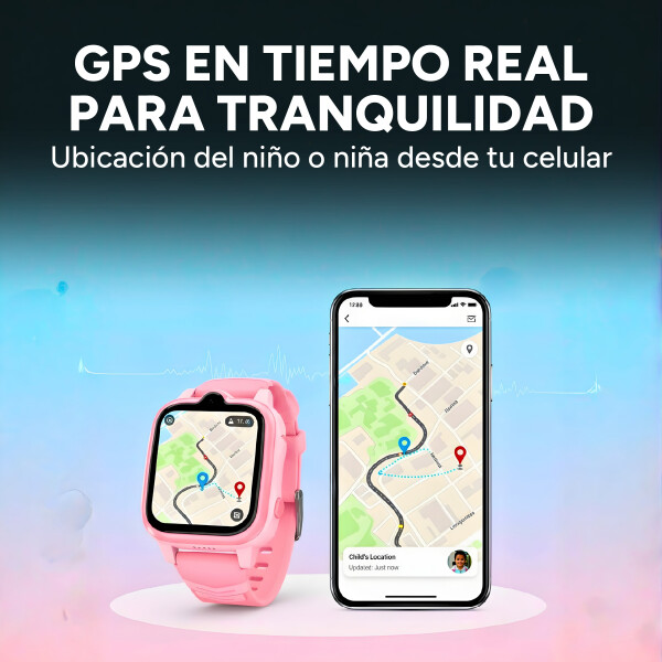 Reloj Inteligente Smartwatch Blackview Para Niños Z10 4G Color Rosa