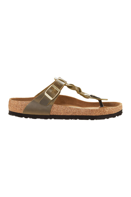 Sandalia Gizeh Braided Leoi - Regular Verde Oliva
