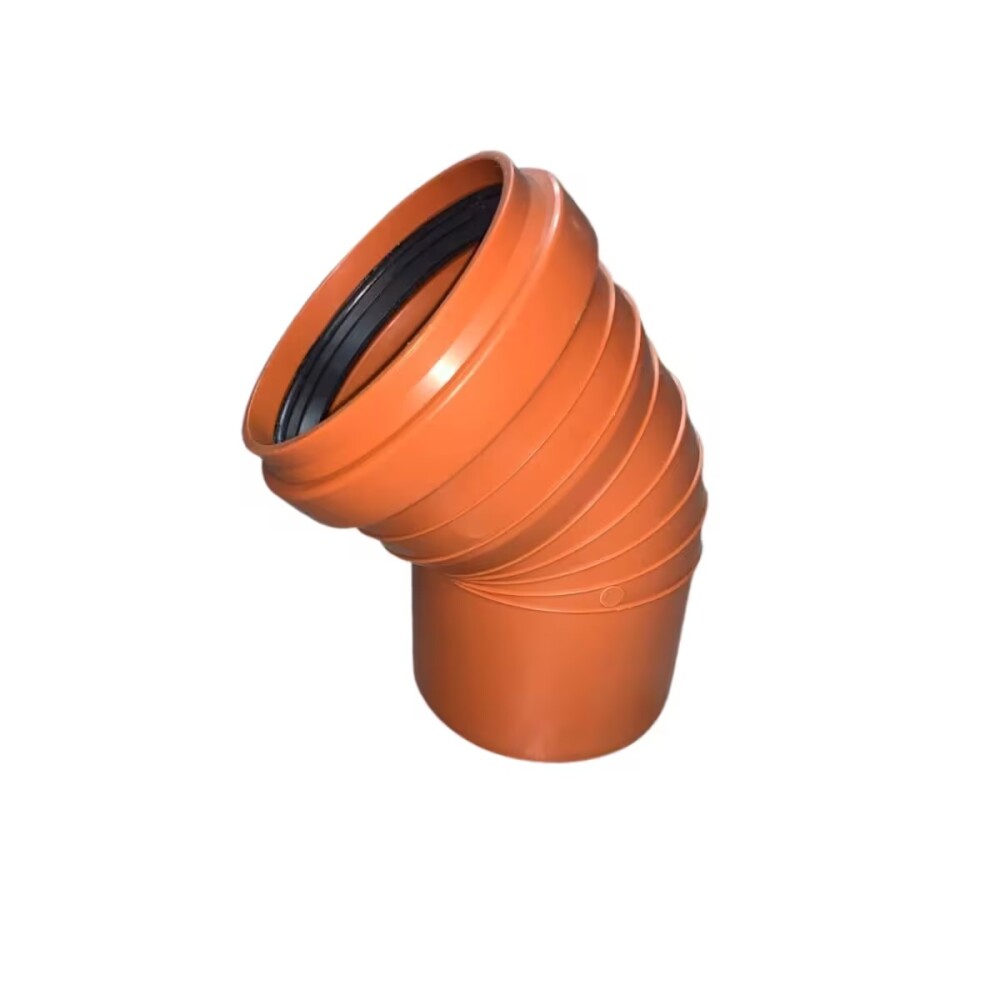 Codo 45 MH 160mm Kessel polipropileno junta elástica Codo 45 Mh 160mm Kessel Polipropileno Junta Elástica