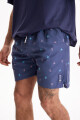 Short De Baño Piña Azul