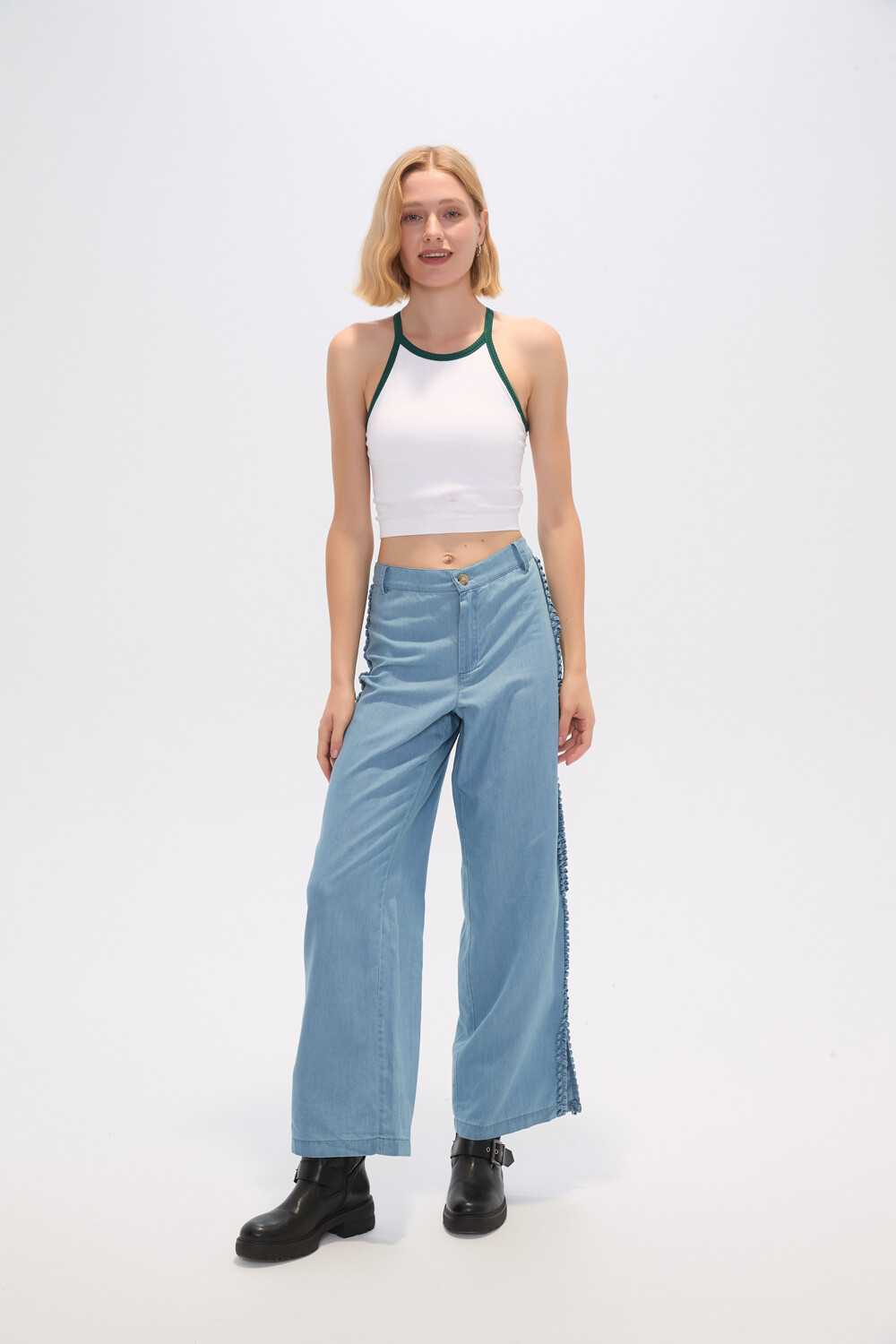 Pantalon Boliner Azul Claro