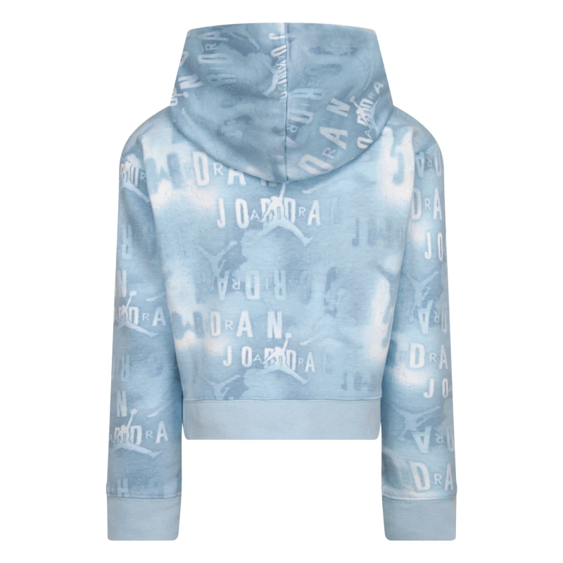 Abrigo Essentials Aop Boxy de Niños Celeste
