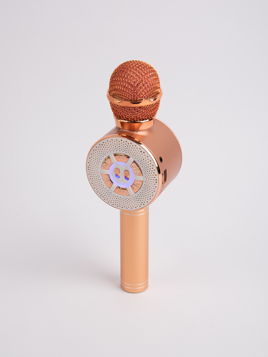 Micrófono con luces - Rosa 