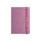 Cuaderno glitter A5 rosa
