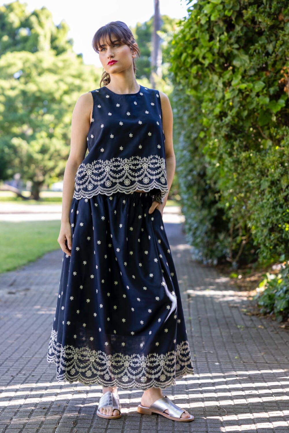 FALDA C/ALGODON ALONDRA FALDA C/ALGODON ALONDRA