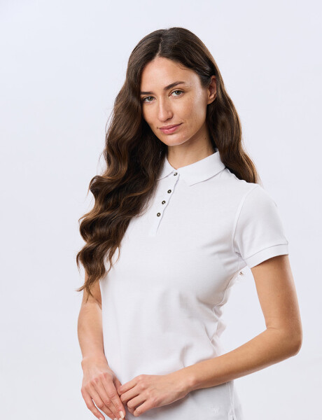 REMERA POLO PIQUÉ Blanco