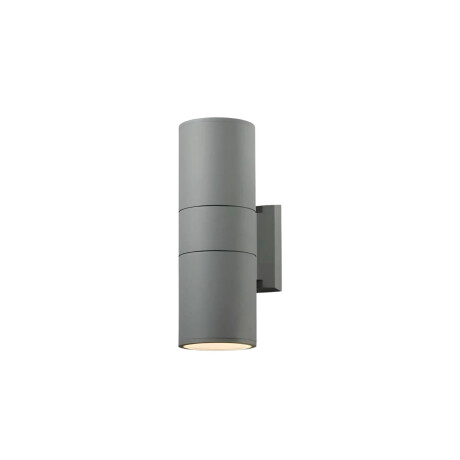 Lámpara Exterior Doble en Aluminio Lumax Modelo Stafford Gris