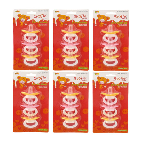 OUTLET Chupetes 3 pcs blíster 5*6 cm Outlet Chupetes 3 Pcs Blíster 5*6 Cm