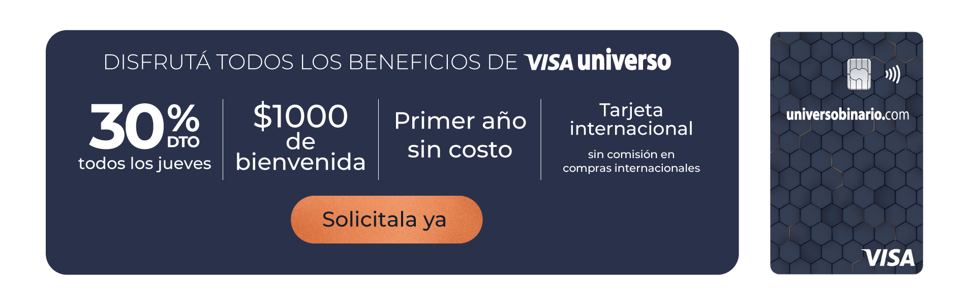 Solicita tu Visa