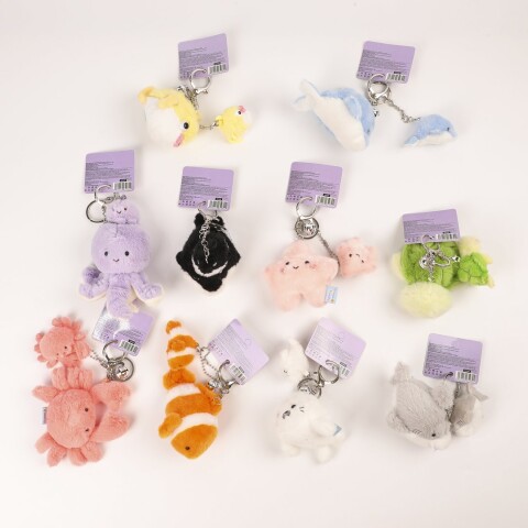 LLAVERO DE PELUCHE (ANIMALES MARINOS PADRE E HIJO) LLAVERO DE PELUCHE (ANIMALES MARINOS PADRE E HIJO)