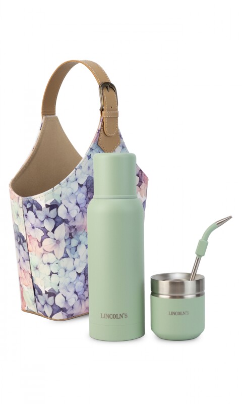 KIT MATERO VELVET HORTENSIAS C/ GRANITO VERDE