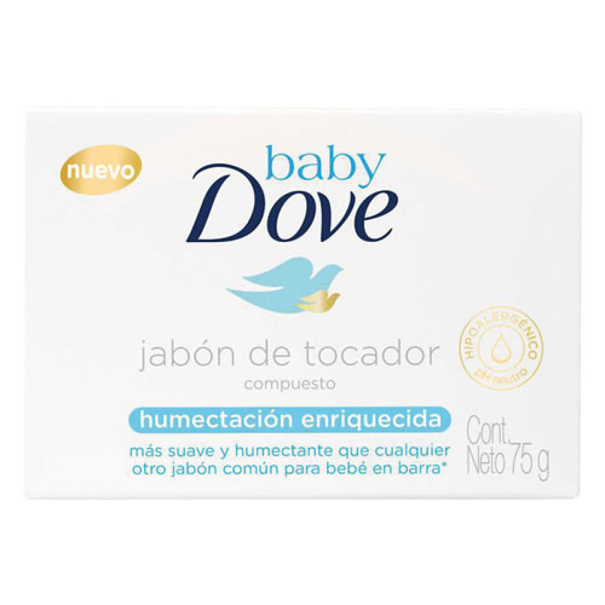 Dove Jabón Baby Humectación 75g – Higiene Delicada