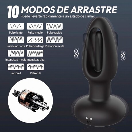 Plug Anal Vibrador con Control Austin Plug Anal Vibrador con Control Austin