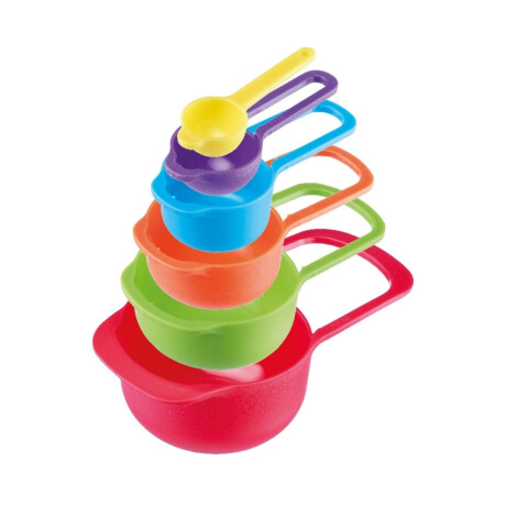 Set de 6 Tazas Medidoras Coloridas Set de 6 Tazas Medidoras Coloridas