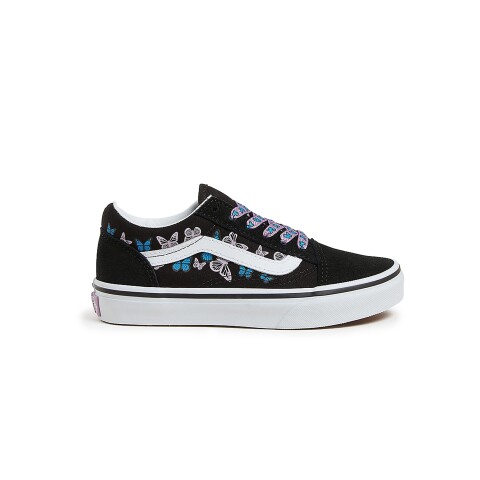 VANS OLD SKOOL SHOES Black & Butterfly