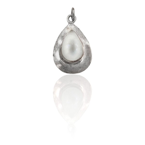 Dije Colgante Gota-Plata 925-Piedra Luna-CP4294 conpiedra