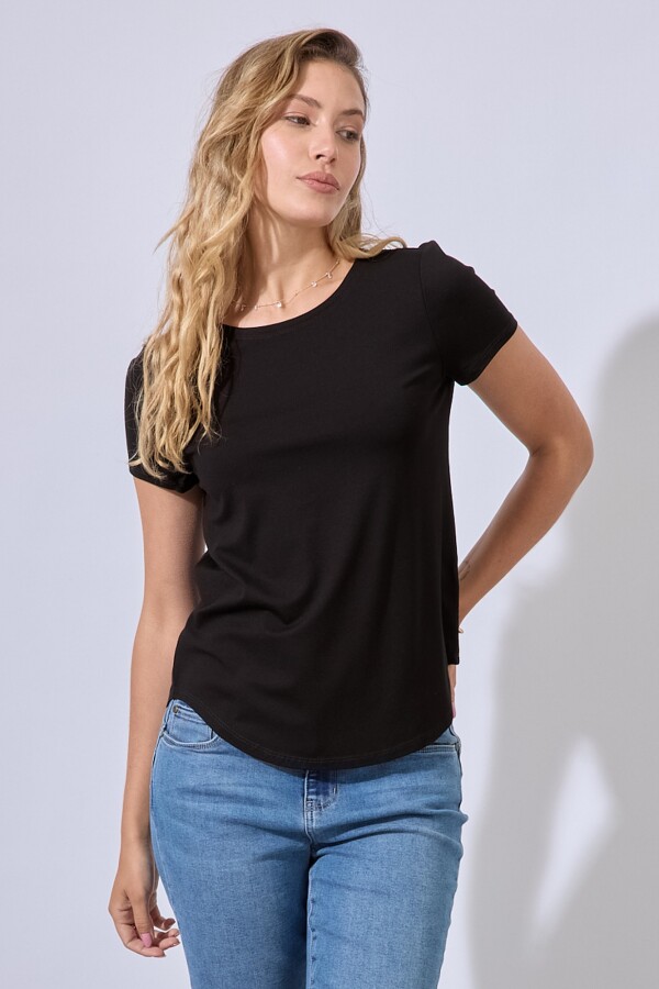 Remera Basica NEGRO