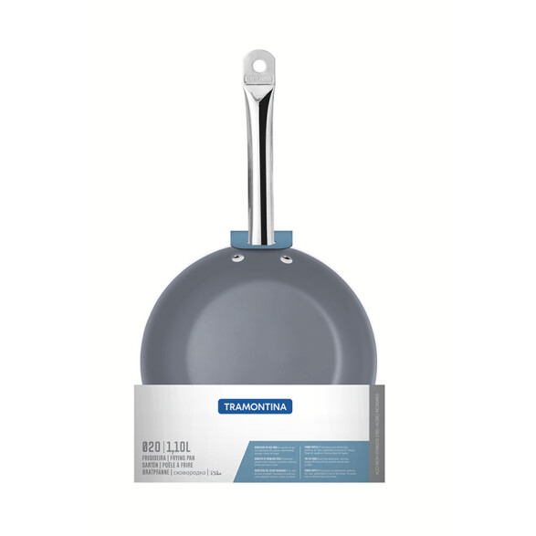 Sartén acero inox.con cerámica 20cm "PROFESSIONAL" -TRAMONTINA TF1781