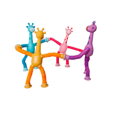 Figuras Flexibles y Extensibles Alldoro Jirafa Celeste