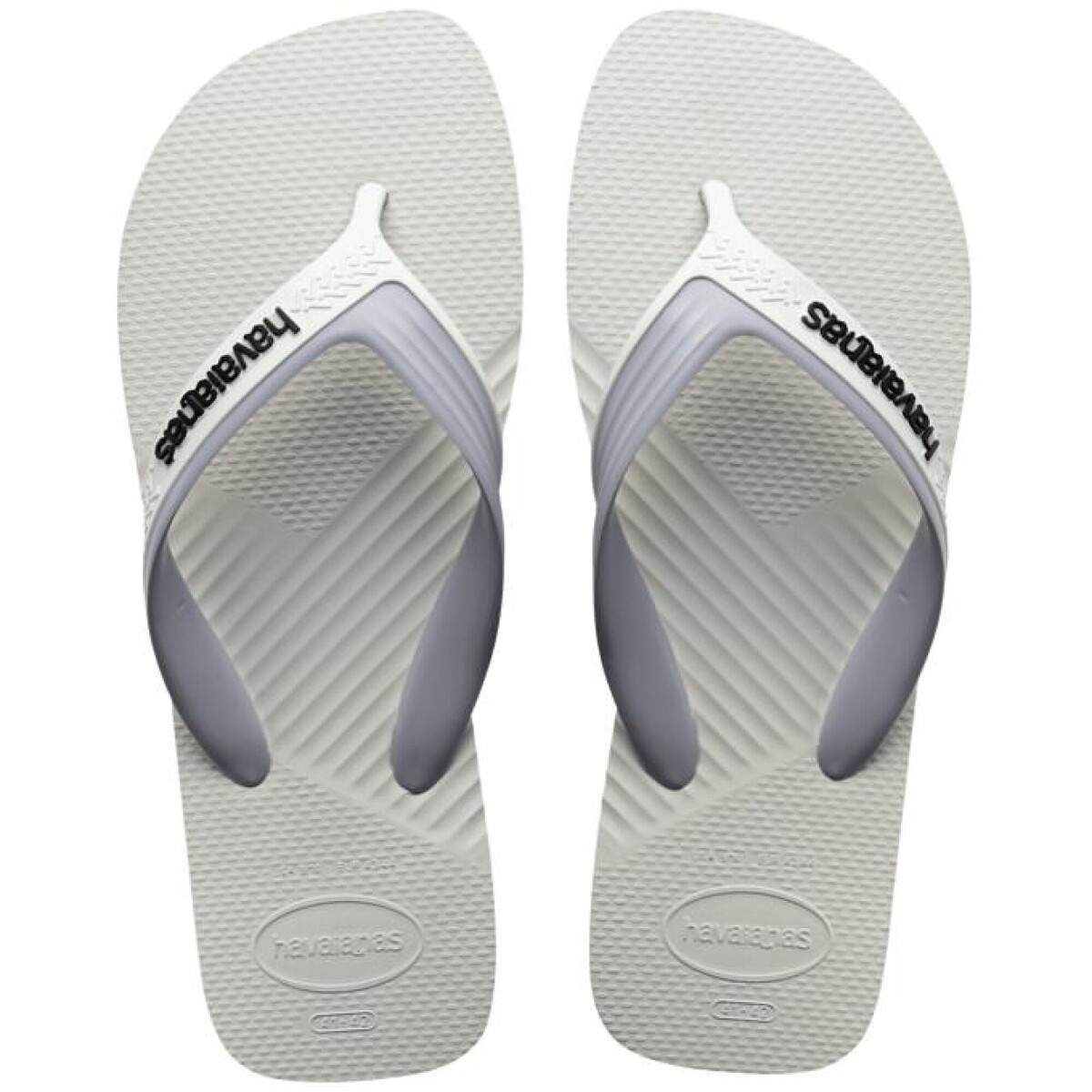 Sandalias de Hombre Havaianas Dual - Blanco - Gris - Blanco Hielo 