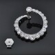 Antiguo Par De Caravanas En Platino Y Diamantes 6 Ct 1930-1950'S Antiguo Par De Caravanas En Platino Y Diamantes 6 Ct 1930-1950'S