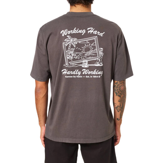 Remera Katin Trabajo Relaxed - Gris Remera Katin Trabajo Relaxed - Gris