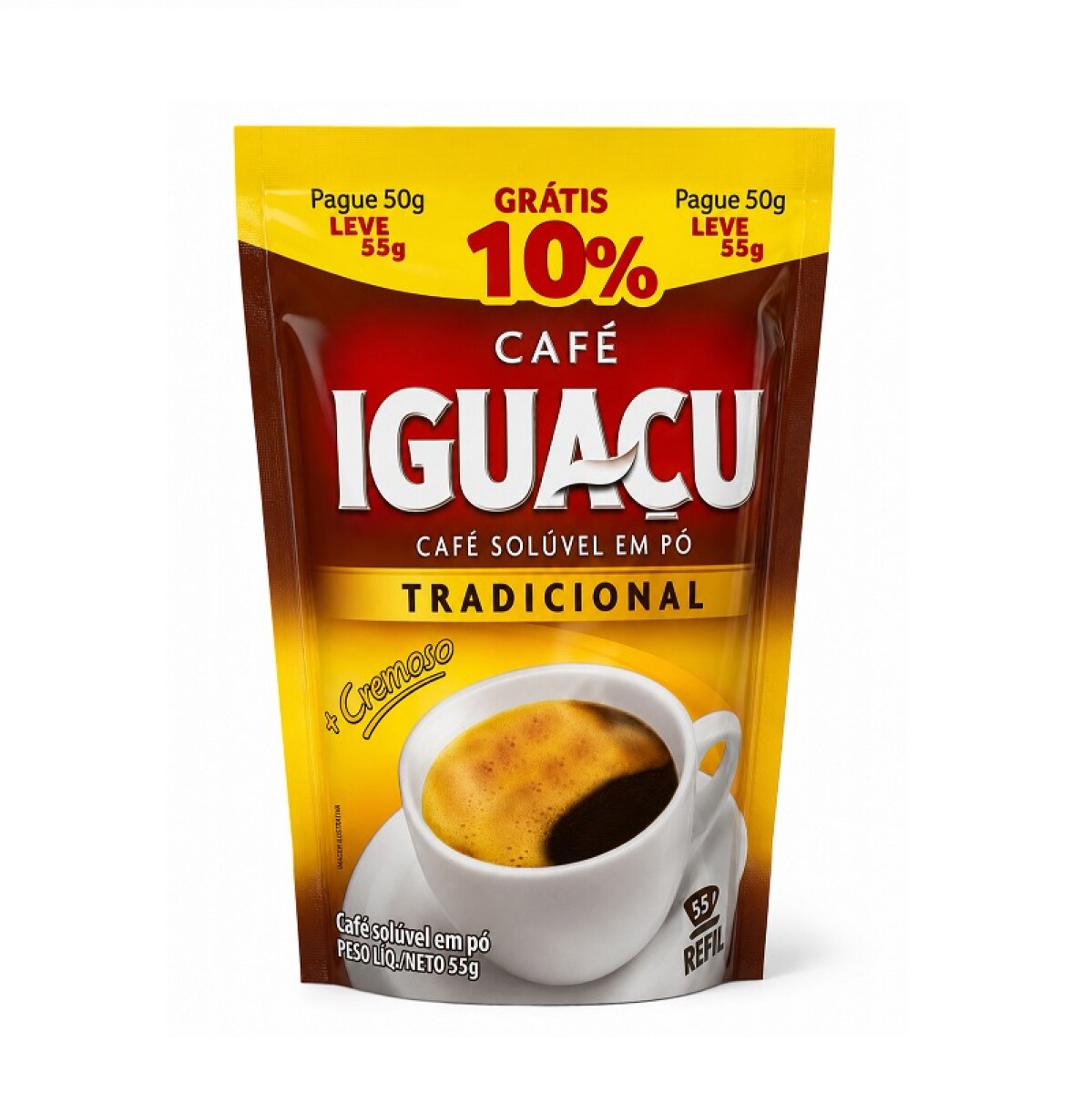 CAFE IGUACU TRADICIONAL SACHET 55GRS 