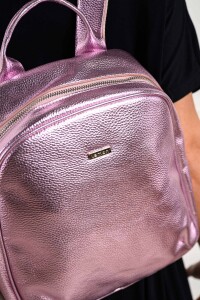 Mochila Metalizada Lila