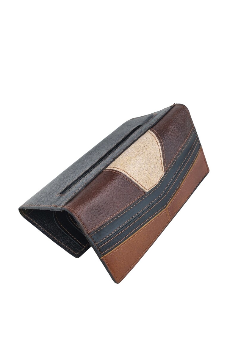 Billetera patchwork 100% cuero opción 6