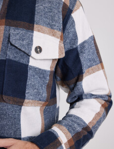 300564 SOBRECAMISA HARRY Azul Osc/tostado