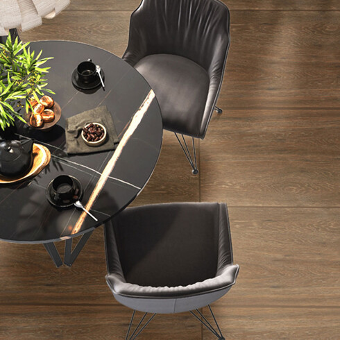 Semi gres maderado semi mate liso 22x90Cm piso pared GAMAS DE MARRON