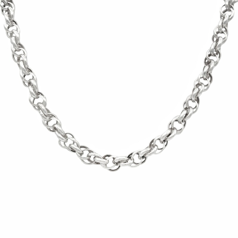 Cadena Tourbillon doble - Plata 925 - Sin Piedra - CD3407 Sinpiedra