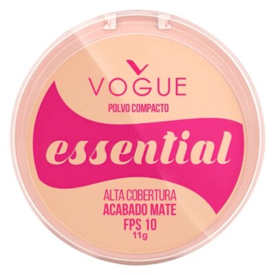 Polvo Compacto Vogue Essential Acabado Mate Avellana 11 GR