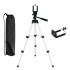 Tripode Profesional Celular 360° Pies De Goma + Estuche Variante Color Plateado