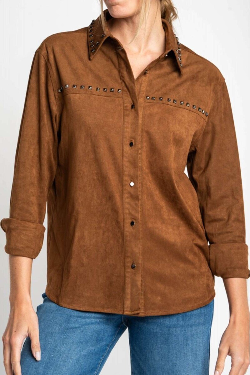 Camisa Gamusa Vegana - Camel 