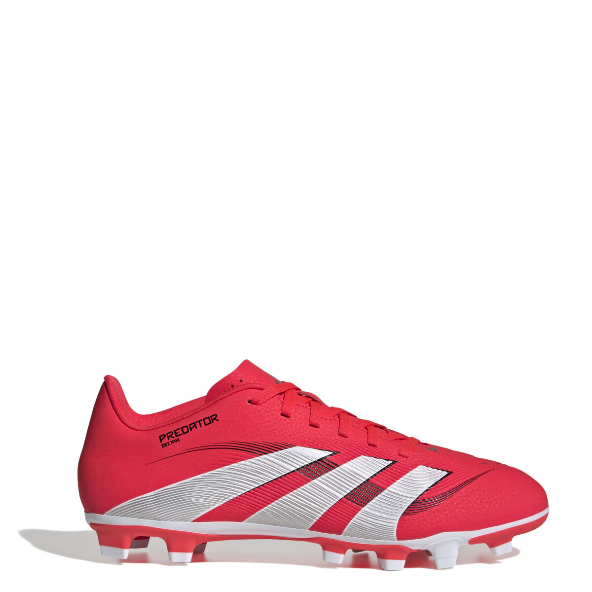 Championes de Hombre Adidas Fútbol 11 Predator FG Adidas - Rojo - Blanco - Negro 