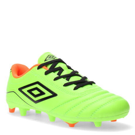 Championes de Fútbol 11 Infantiles Umbro Classico III HG Verde - Negro - Anaranjado