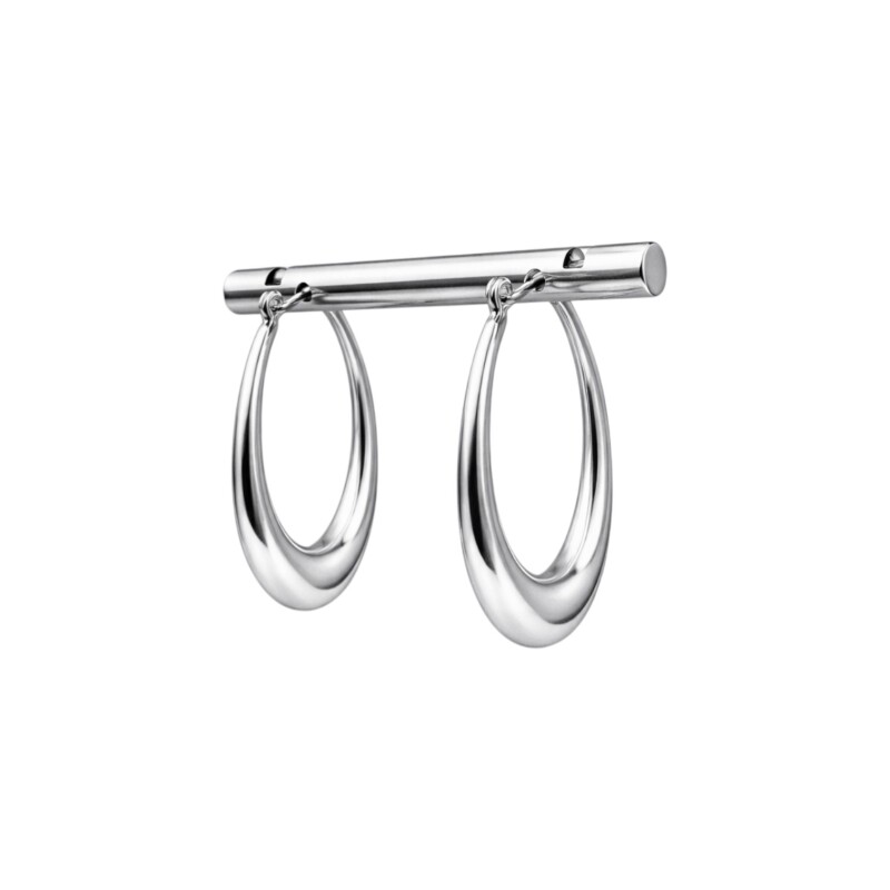 Caravanas Aro Oval- Plata 925 - CA4220 sinpiedra