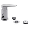 GRIFERIA MONOCOMANDO PARA BIDET LINEA ZOE CON TRANSFERENCIA COLOR CROMO FV Griferia Monocomando Para Bidet Linea Zoe Con Transferencia Color Cromo Fv